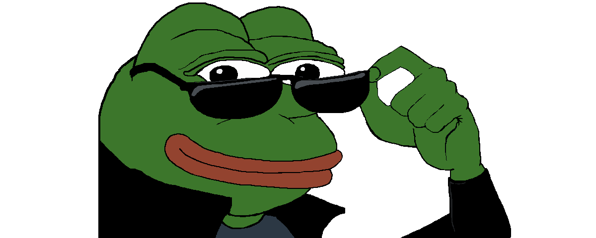 Pepe with glasses